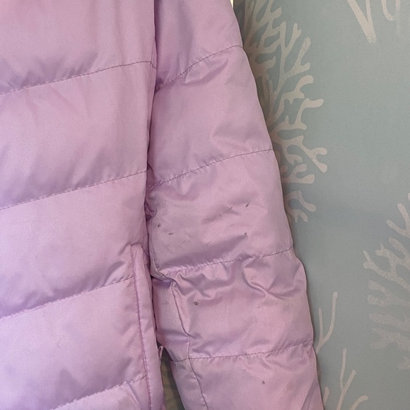 Lands' End Girks fleece lined parka. - Picture 4 of 4